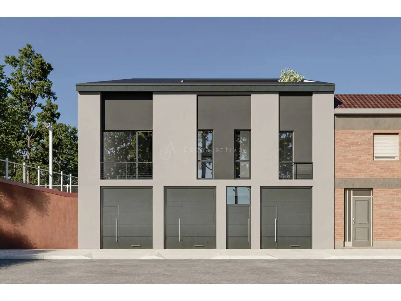 Exterior view of Flat for sale in Centelles  with Private garden
