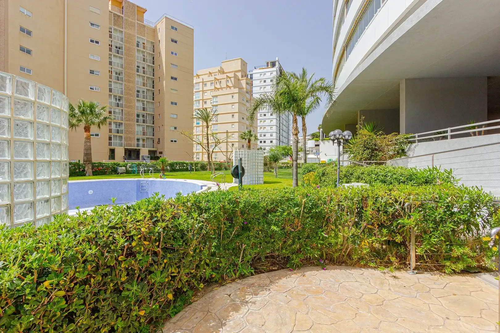 Exterior view of Apartments for sale in Calpe / Calp  with Air Conditioner, Storage room and Oven