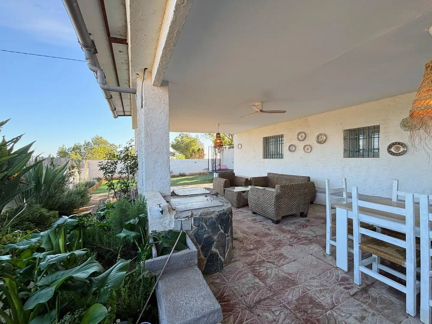 Terraza de Casa o chalet en venta en Alicante / Alacant con Aire acondicionado, Jardín privado y Terraza