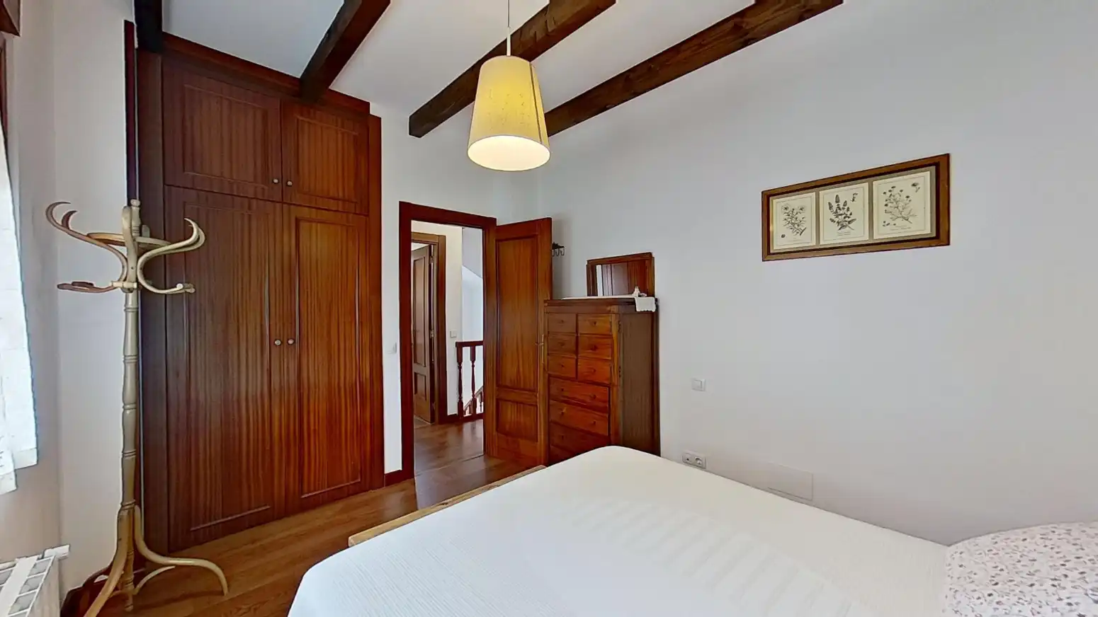Bedroom of Detached homes for sale in Suances  with Heating, Parquet flooring and Terrace