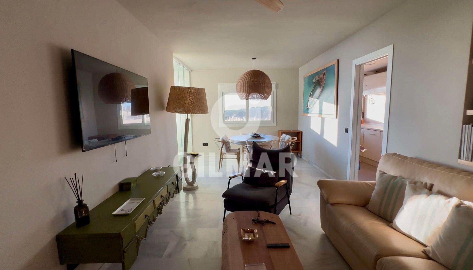Living room of Duplex to rent in El Puerto de Santa María  with Air Conditioner, Heating and Terrace