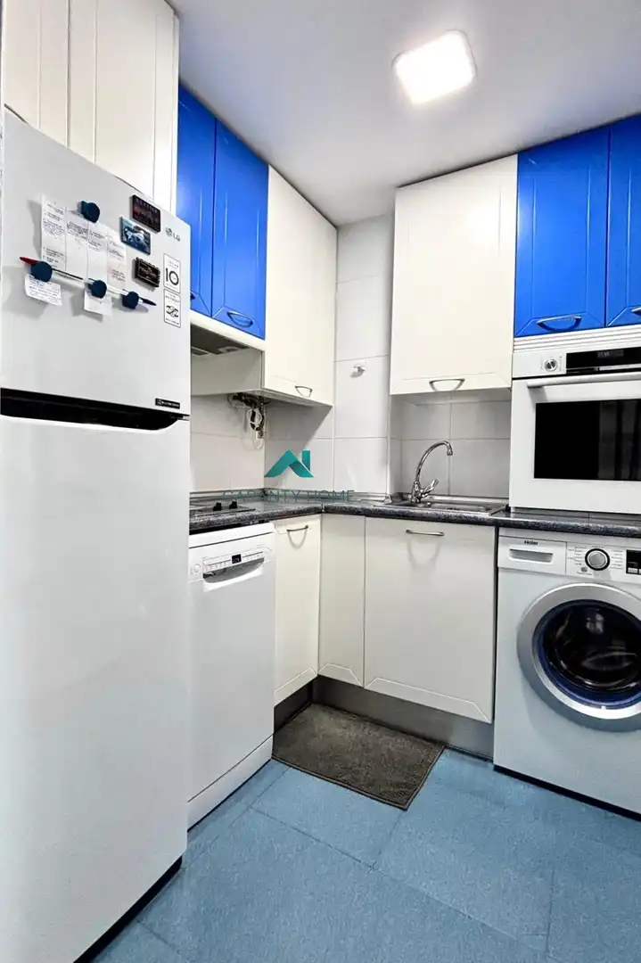 Cocina de Apartamento en venta en La Manga del Mar Menor con Aire acondicionado, Jardín privado y Terraza