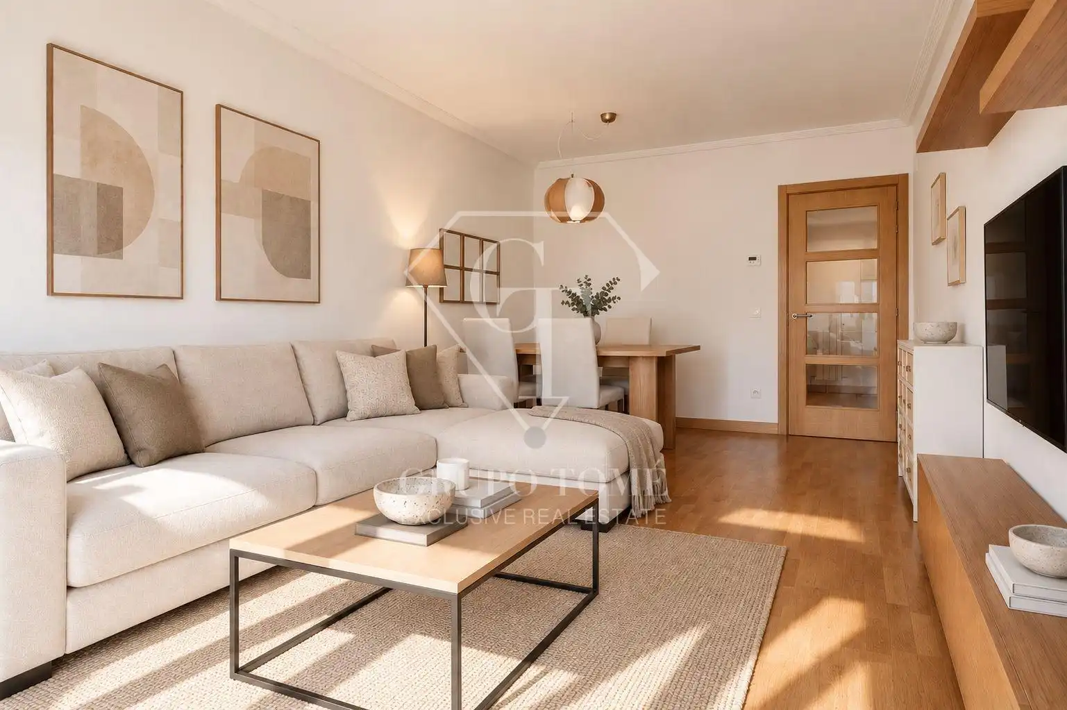 Sala d'estar de Pis en venda en Donostia - San Sebastián  amb Aire condicionat, Calefacció i Terrassa