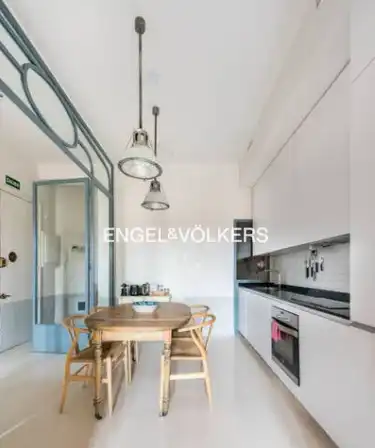 Küche von Wohnung zur Miete in Madrid mit Klimaanlage, Heizung und Möbliert