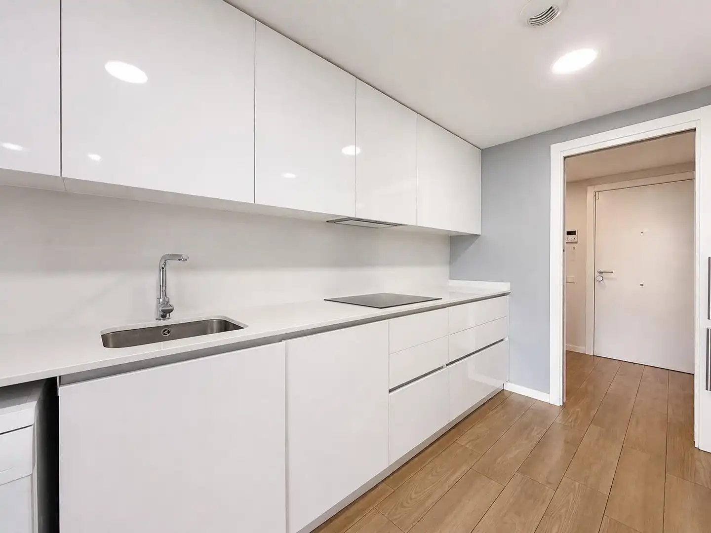 Küche von Wohnung zum Verkauf in Valencia mit Klimaanlage, Terrasse und Abstellraum