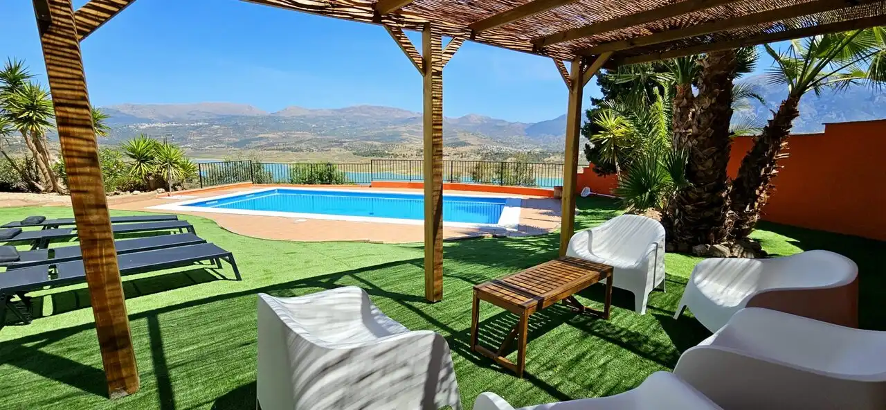 Terrassa de Casa o xalet en venda en Viñuela amb Aire condicionat, Terrassa i Piscina
