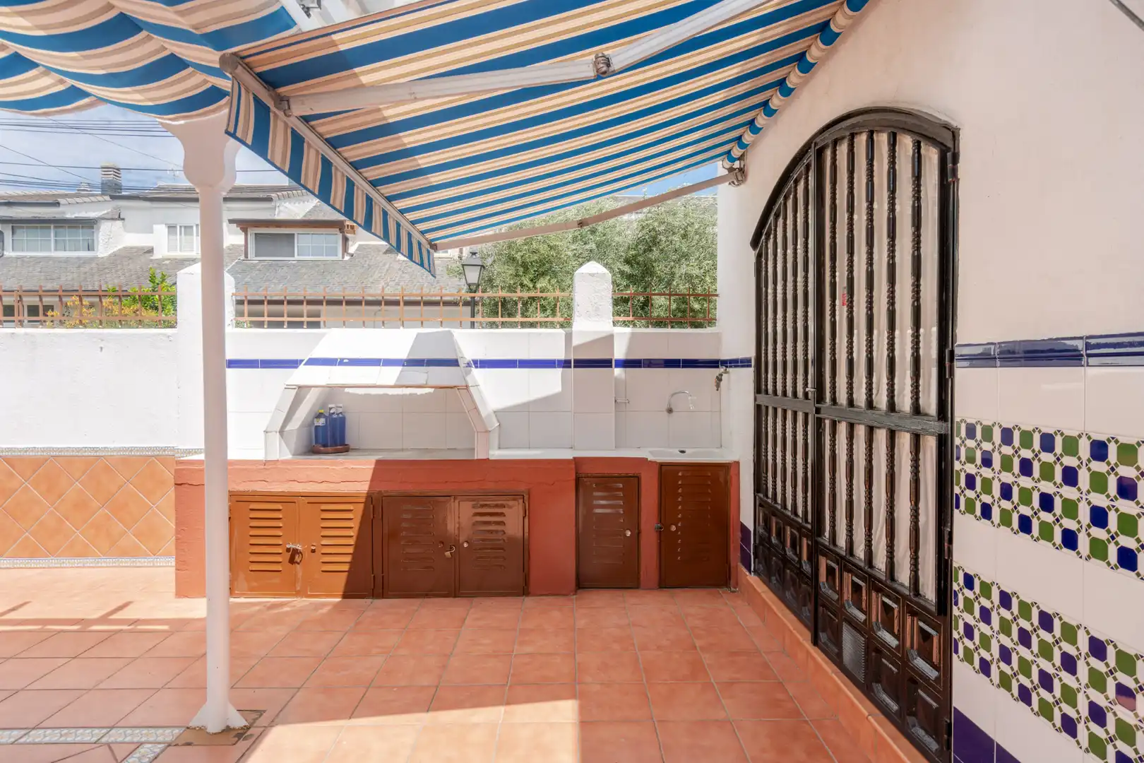 Terrace of Detached homes for sale in El Tiemblo   with Heating, Terrace and Community pool