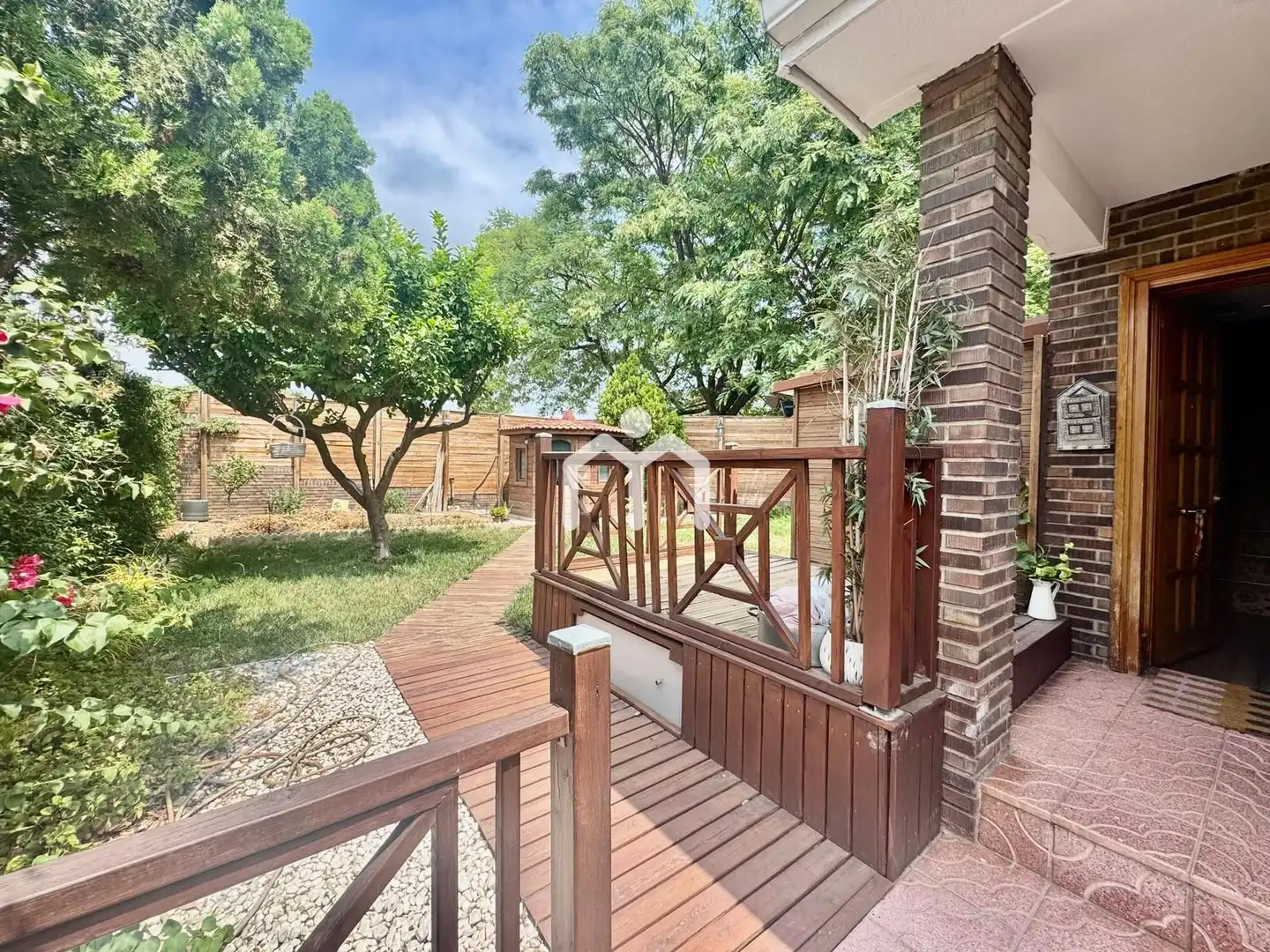 Terraza de Casa o chalet en venta en Badalona con Aire acondicionado, Calefacción y Jardín privado