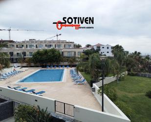 Außenansicht von Einfamilien-Reihenhaus miete in San Miguel de Abona mit Terrasse und Gemeinschaftspool