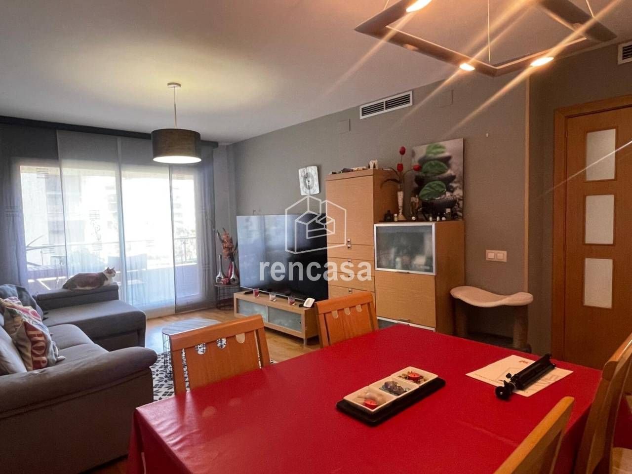 Sala d'estar de Pis en venda en  Lleida Capital amb Aire condicionat, Calefacció i Parquet