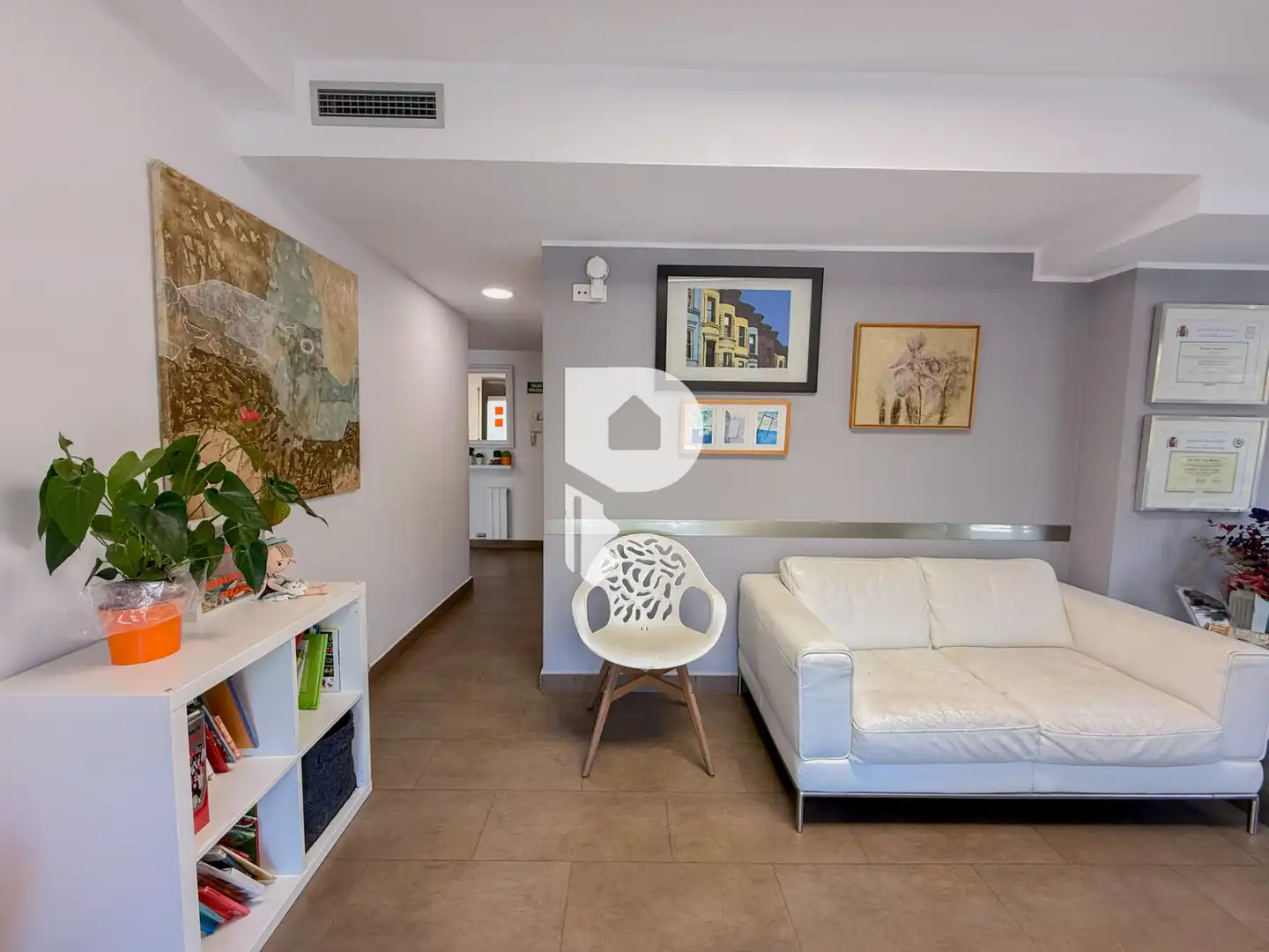 Sala de estar de Apartamento en venta en Cervelló con Aire acondicionado, Calefacción y Parquet