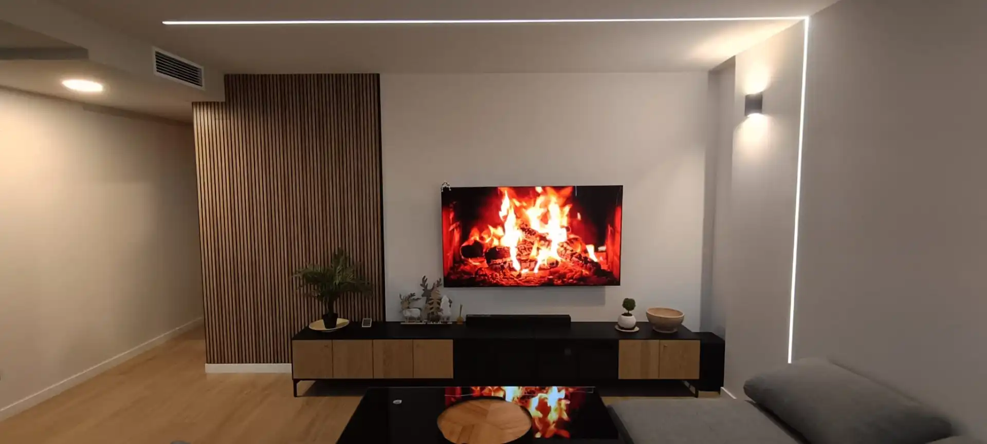 Sala d'estar de Pis de lloguer en Alicante / Alacant amb Aire condicionat, Parquet i Terrassa