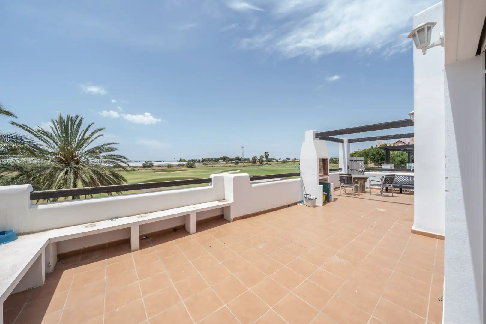 Terrace of Apartments for sale in Torre-Pacheco  with Air Conditioner and Swimming Pool