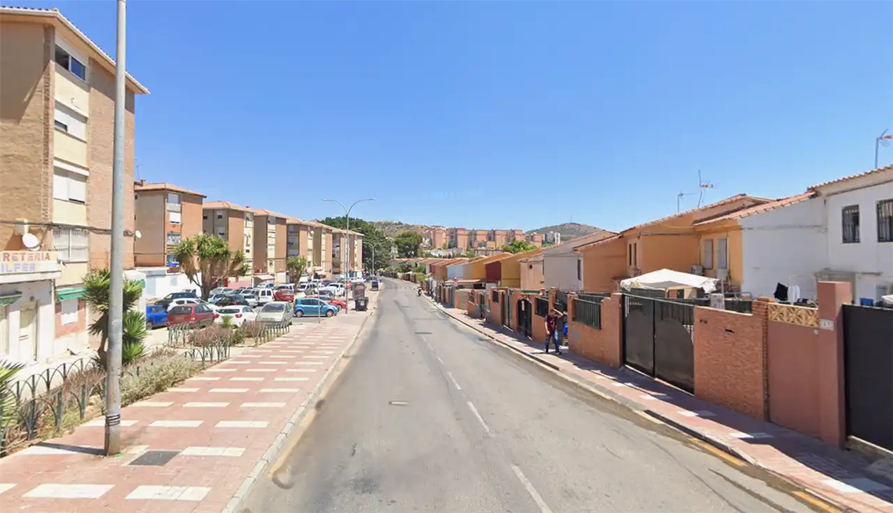 Vista exterior de Casa adosada en venda en Málaga
