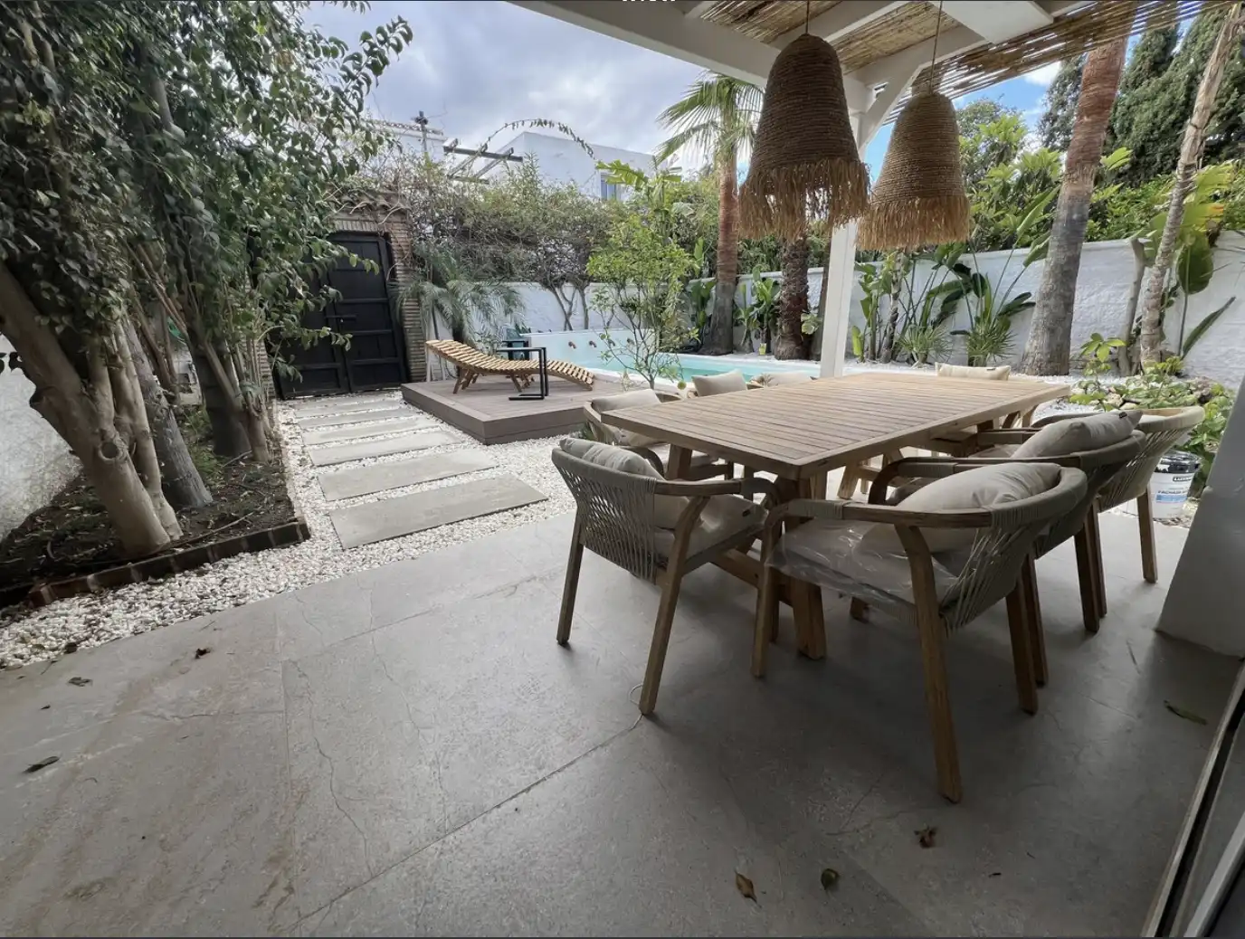 Terrace of Houses for rent in Marbella  with Air Conditioner, Private garden and Terrace