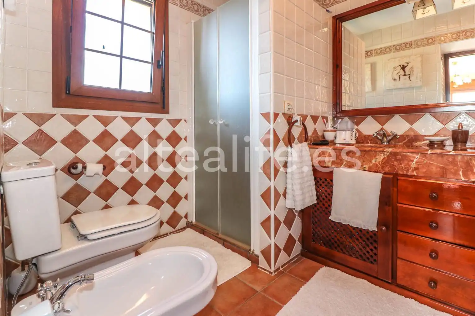 Baño de Casa o chalet en venta en La Nucia con Aire acondicionado, Calefacción y Jardín privado