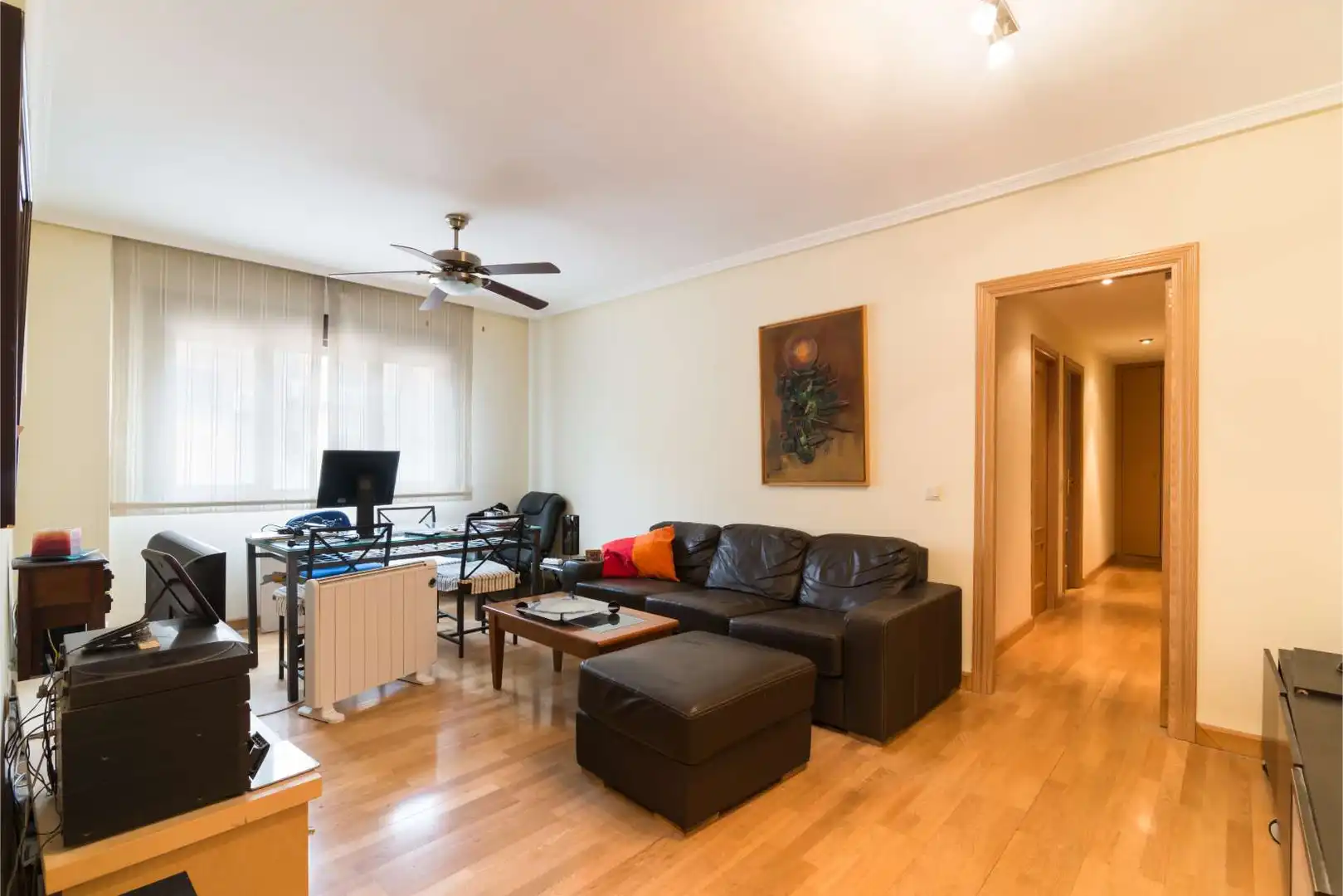 Sala de estar de Piso en venta en Pedrezuela con Calefacción y Amueblado