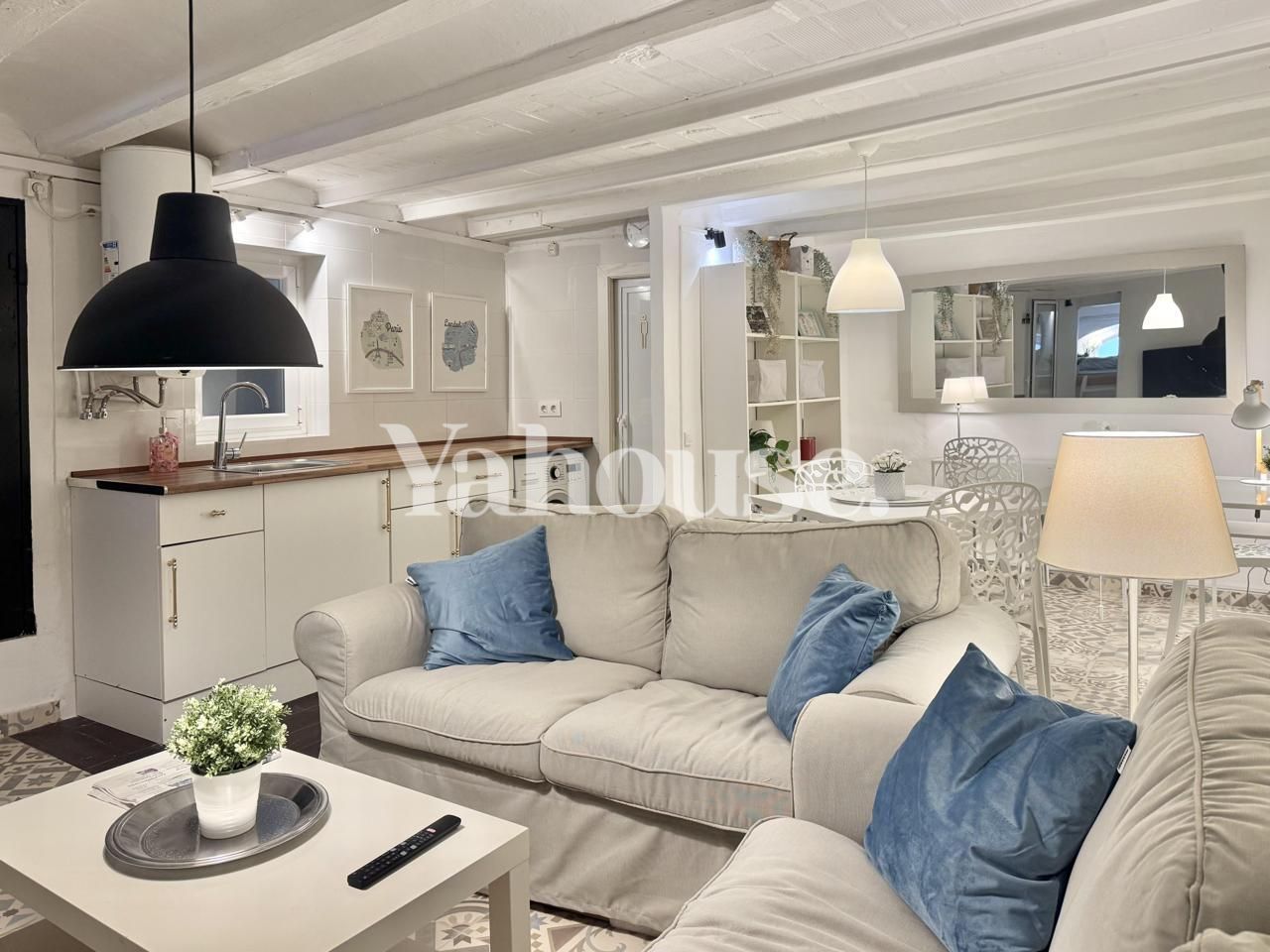 Sala d'estar de Dúplex en venda en  Barcelona Capital