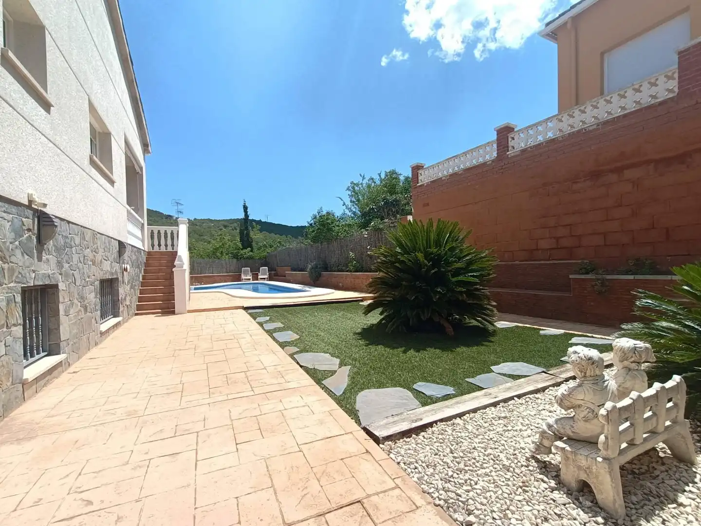 Jardín de Casa o chalet en venta en Olèrdola con Aire acondicionado, Calefacción y Jardín privado