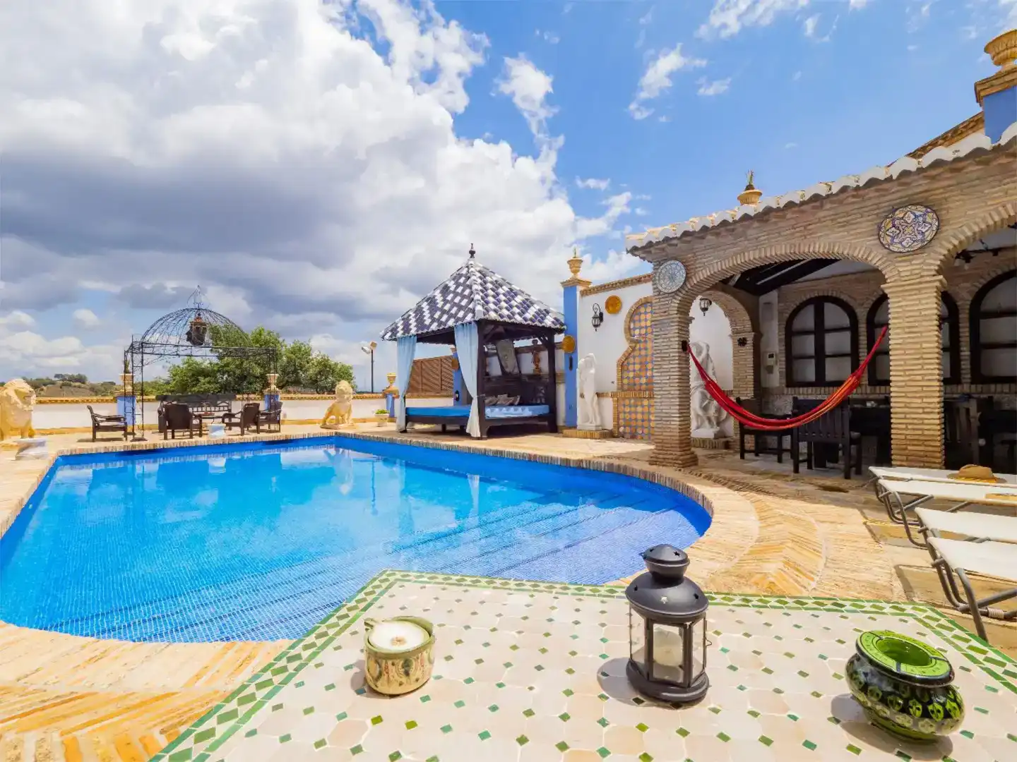 Schwimmbecken von Country house zum Verkauf in Alhaurín El Grande mit Klimaanlage, Schwimmbad und Balkon