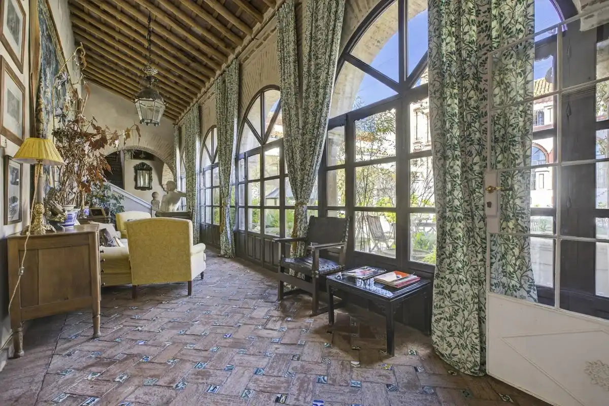 Sala de estar de Casa o chalet en venta en Cazalla de la Sierra con Aire acondicionado, Calefacción y Jardín privado