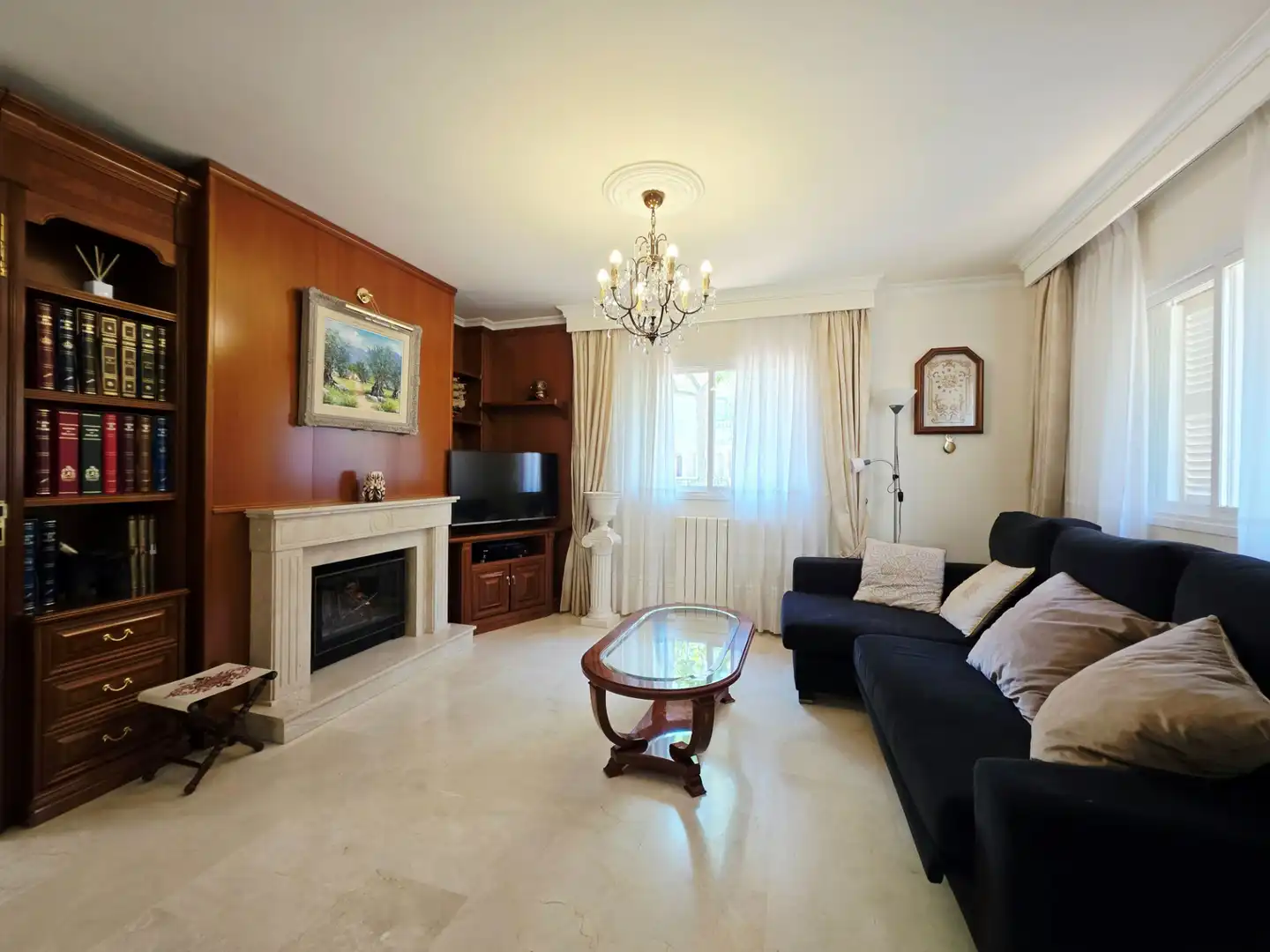 Sala de estar de Casa o chalet en venta en  Palma de Mallorca con Aire acondicionado, Calefacción y Jardín privado