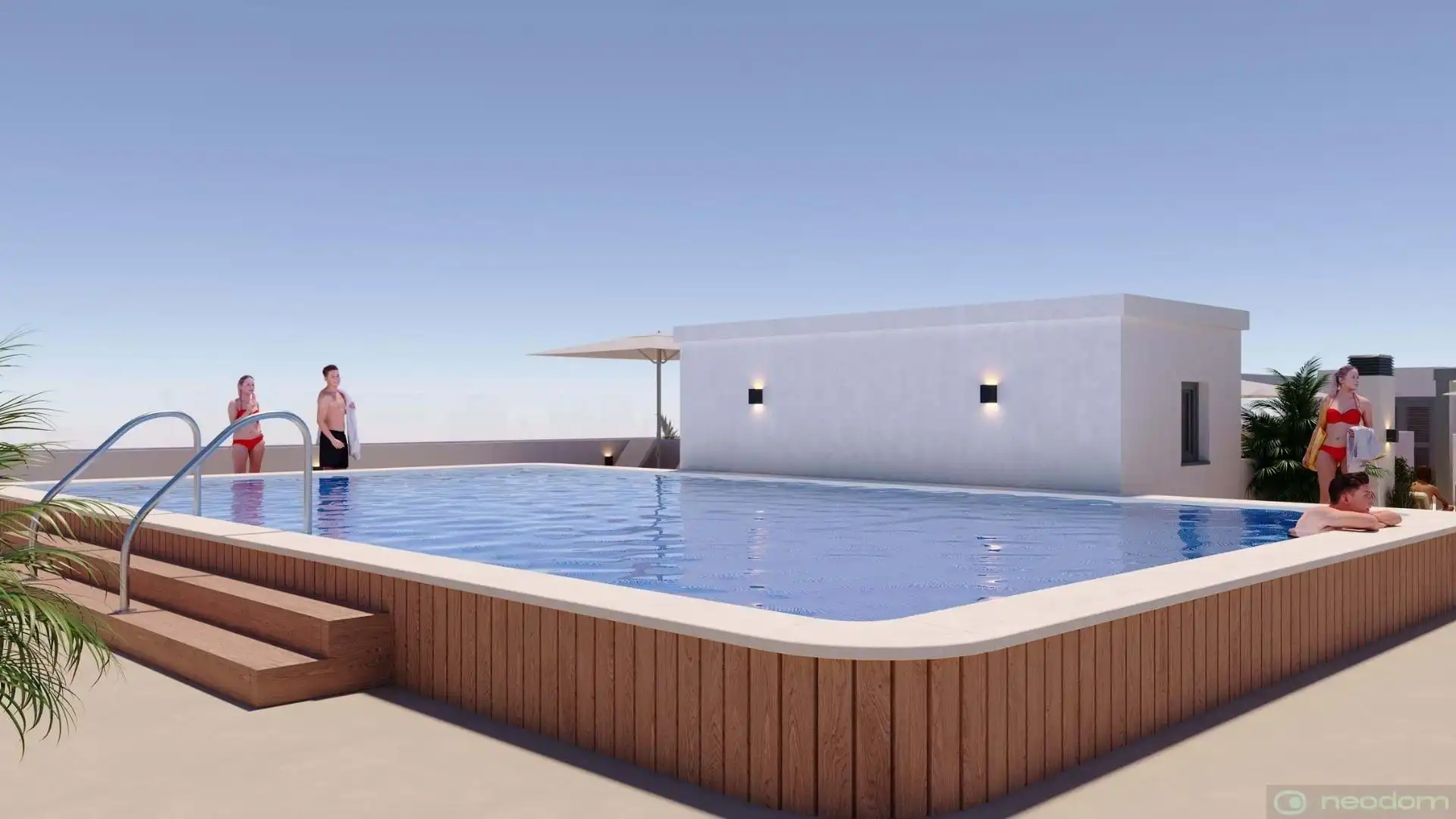 Piscina de Àtic en venda en San Miguel de Salinas amb Aire condicionat, Terrassa i Piscina