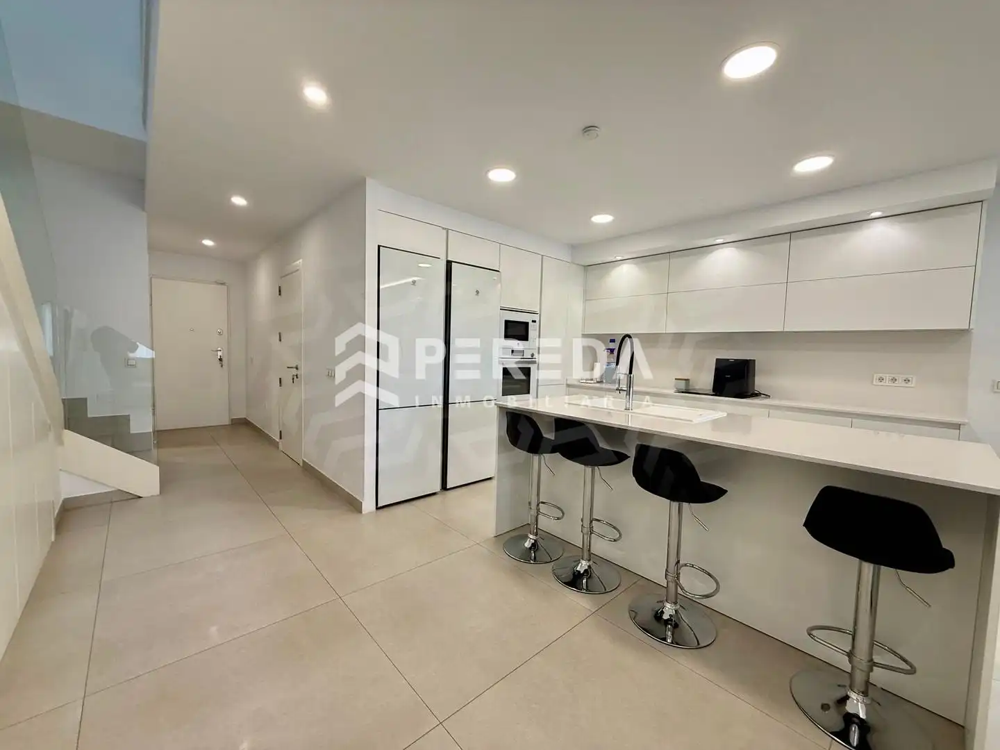 Kitchen of Houses for sale in Roquetas de Mar  with Air Conditioner, Private garden and Terrace