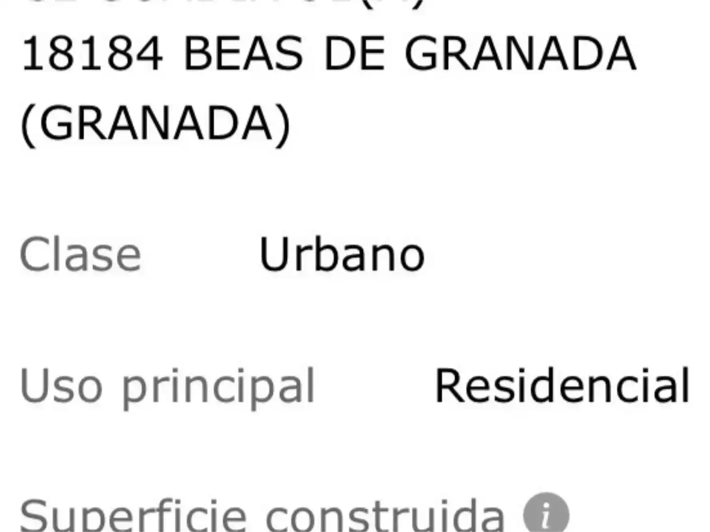 Vista exterior de Pis en venda en Beas de Granada