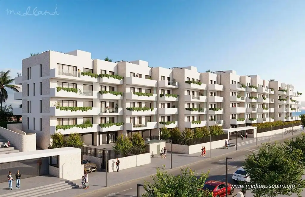 Vista exterior de Apartamento en venta en La Nucia con Aire acondicionado, Calefacción y Terraza