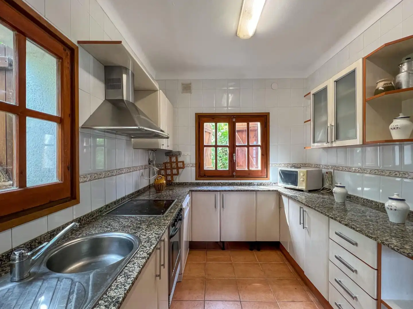 Cocina de Casa o chalet en venta en Vallgorguina con Calefacción, Jardín privado y Terraza