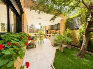 Terraza de Casa o chalet en venta en Rivas-Vaciamadrid con Aire acondicionado, Calefacción y Jardín privado