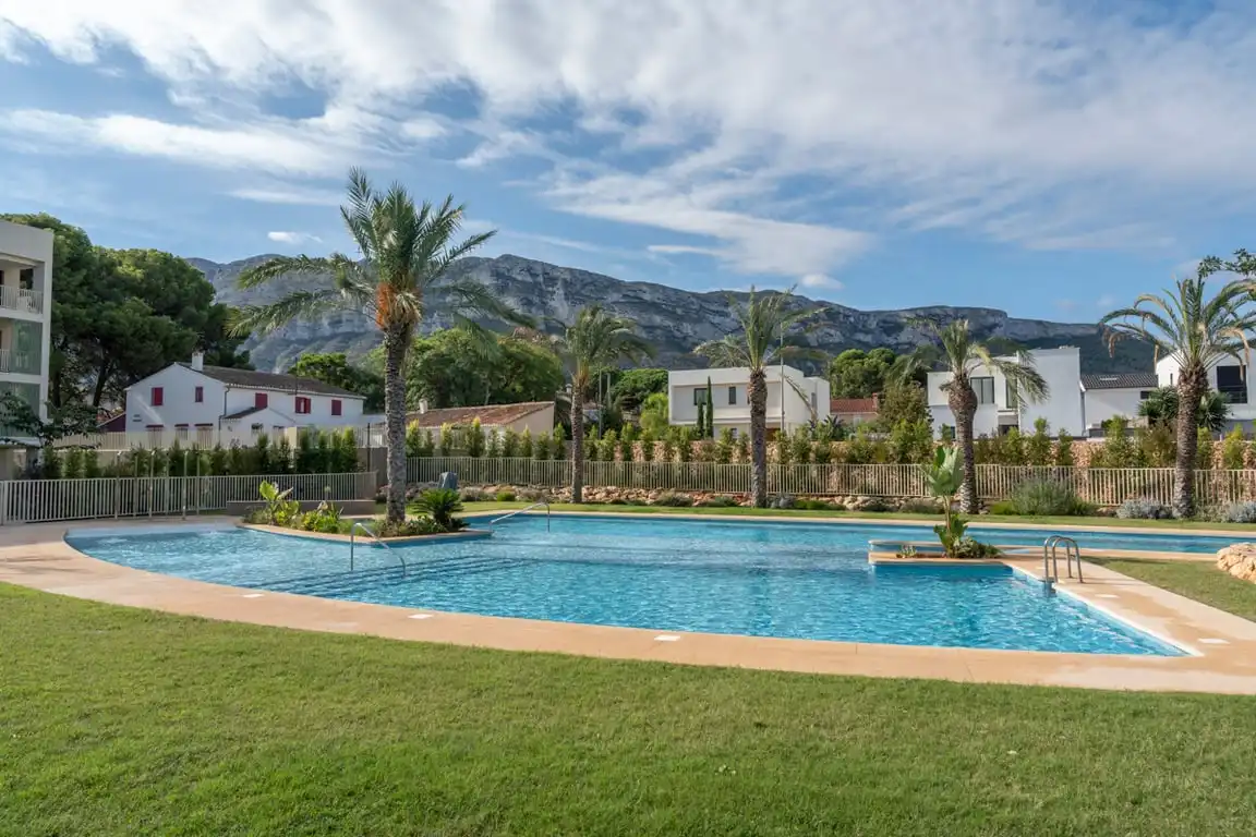 Exterior view of Flat for sale in Dénia  with Private garden, Storage room and Community pool