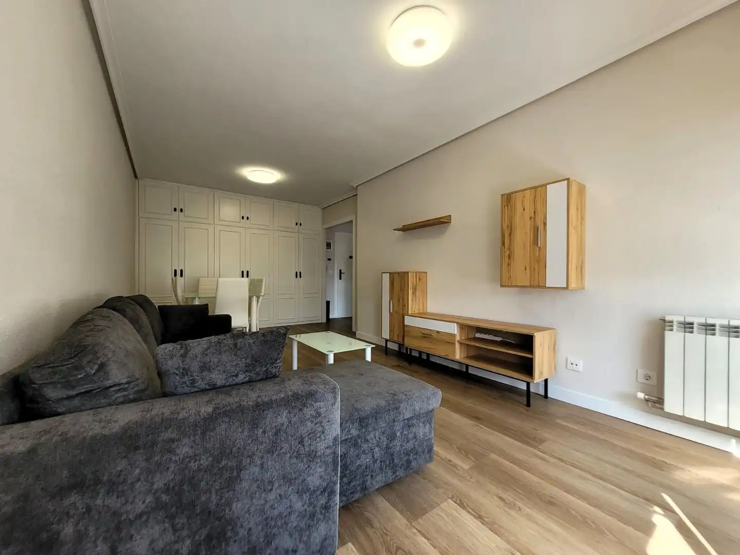 Wohnzimmer von Wohnungen zur Miete in Santander mit Heizung, Möbliert und Balkon