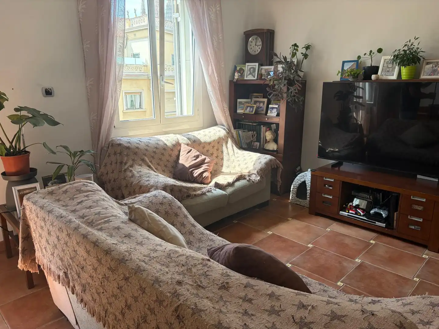 Sala de estar de Piso en venta en Barcelona con Aire acondicionado