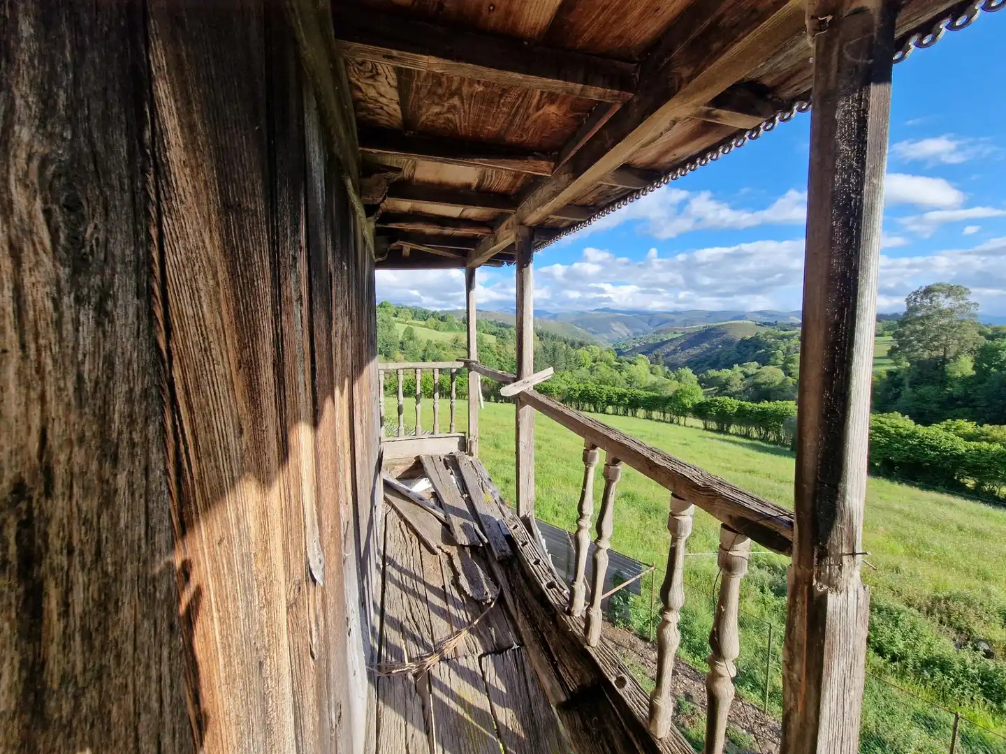 Terraza de Finca rústica en venta en Tineo con Balcón y Piscina comunitaria