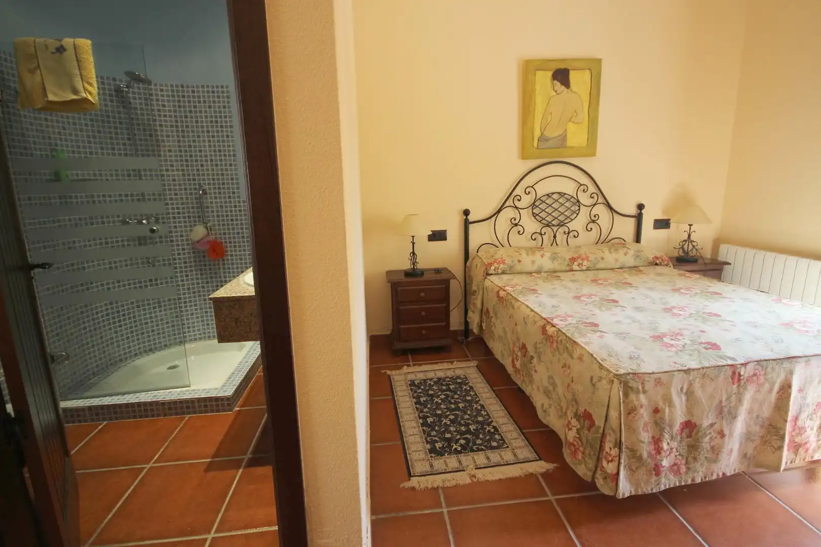 Habitación de Finca rústica en venta en Alcuéscar con Aire acondicionado