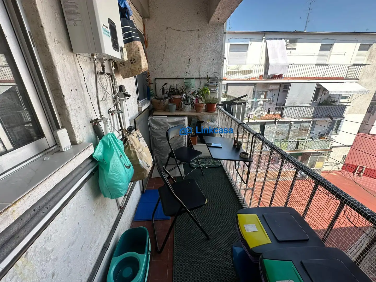 Balcony of Flat for sale in Madrid  with Air Conditioner, Heating and Parquet flooring