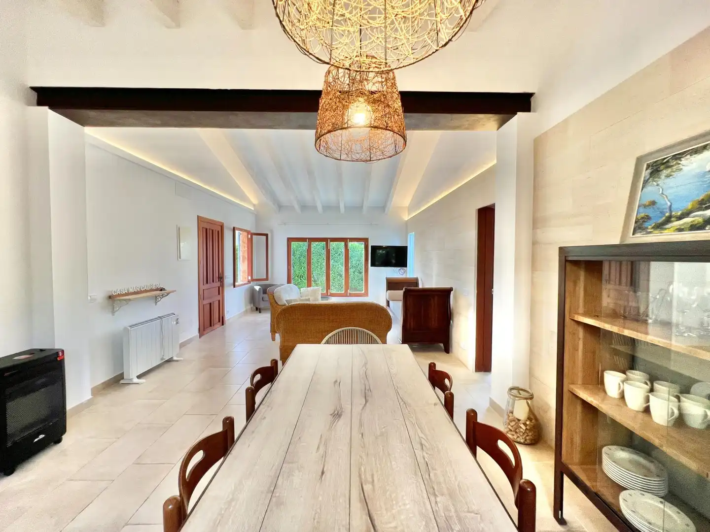 Comedor de Casa o chalet de alquiler en Santanyí con Aire acondicionado, Calefacción y Jardín privado