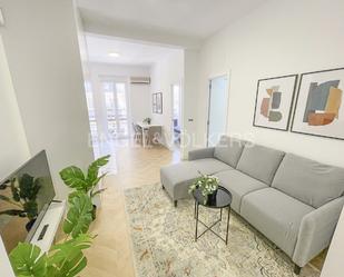 Living room of Apartment to rent in  Madrid Capital  with Air Conditioner, Heating and Furnished