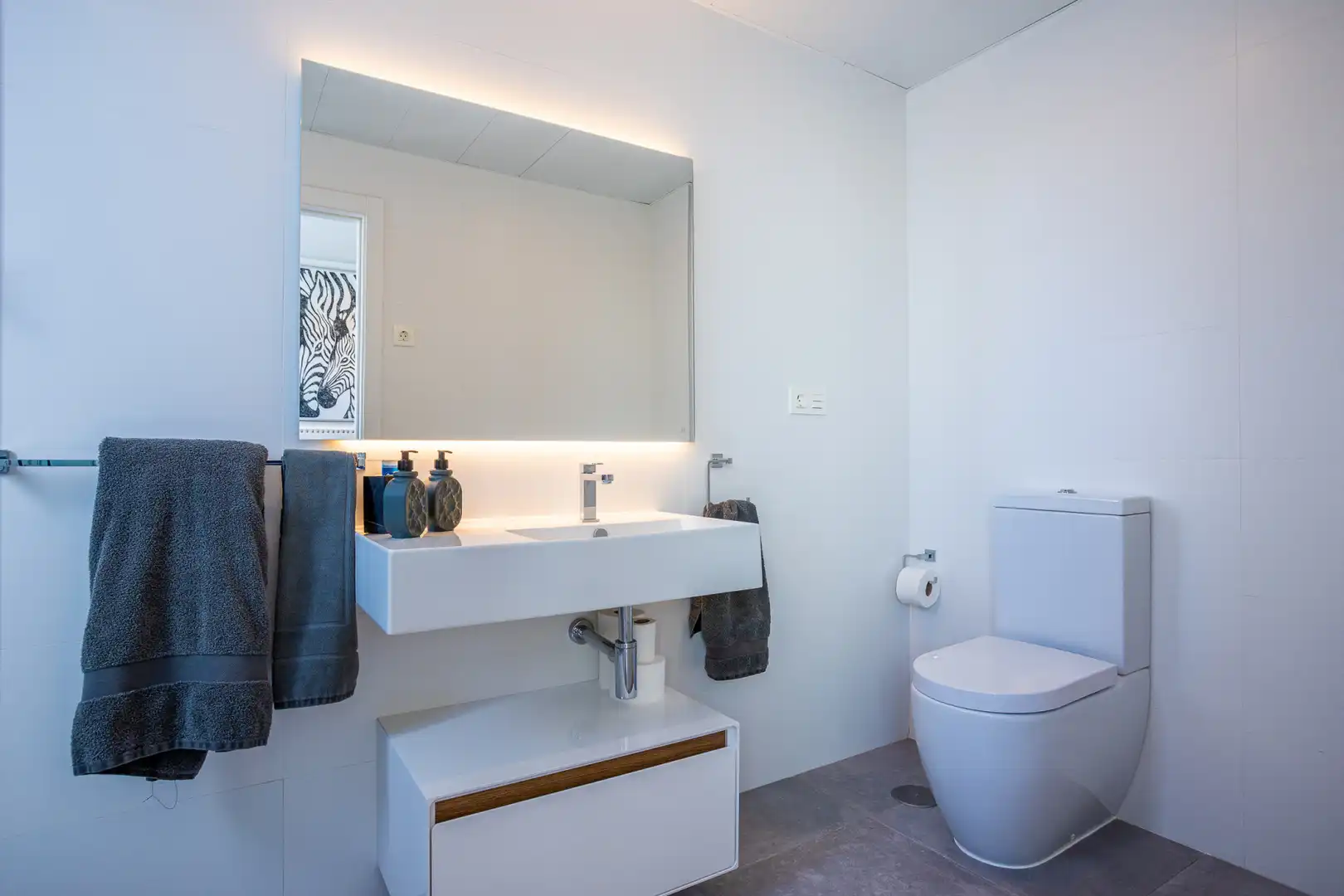 Baño de Ático en venta en Mijas con Aire acondicionado, Terraza y Piscina