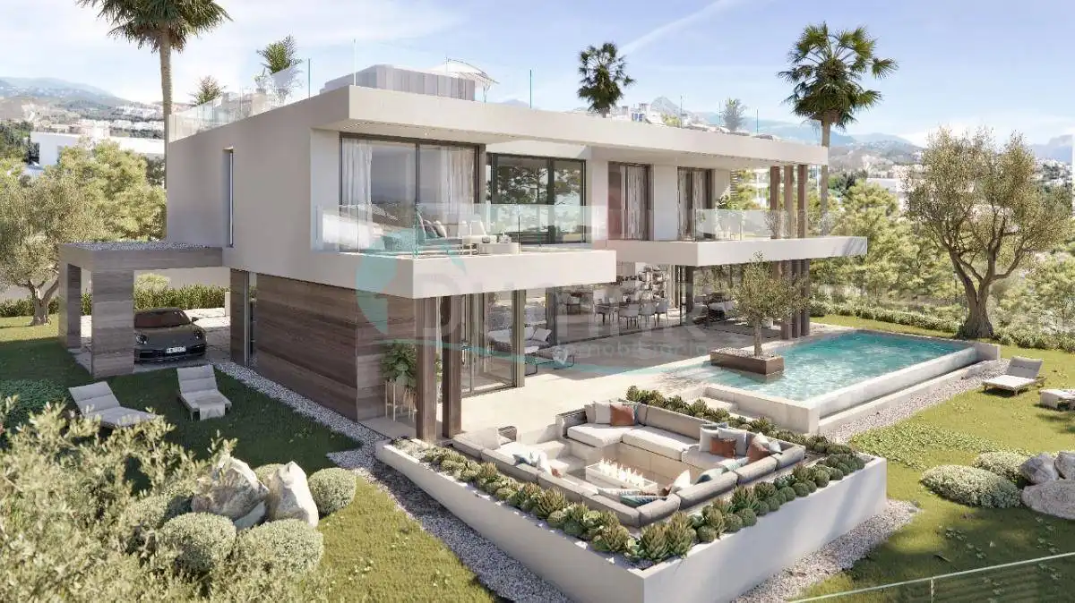 Vista exterior de Casa o chalet en venta en Estepona con Terraza