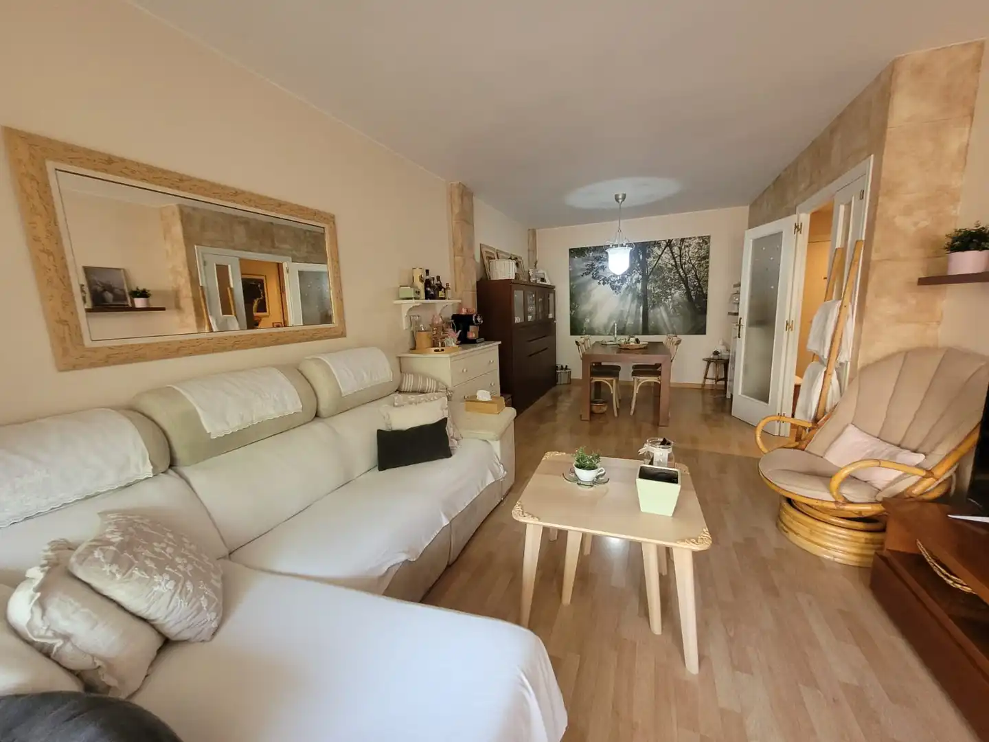 Sala de estar de Piso en venta en Martorell con Aire acondicionado, Parquet y Horno
