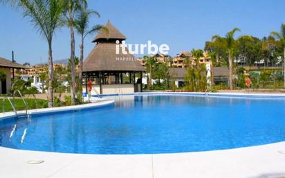 Exterior view of Flat for sale in Estepona  with Air Conditioner, Heating and Terrace