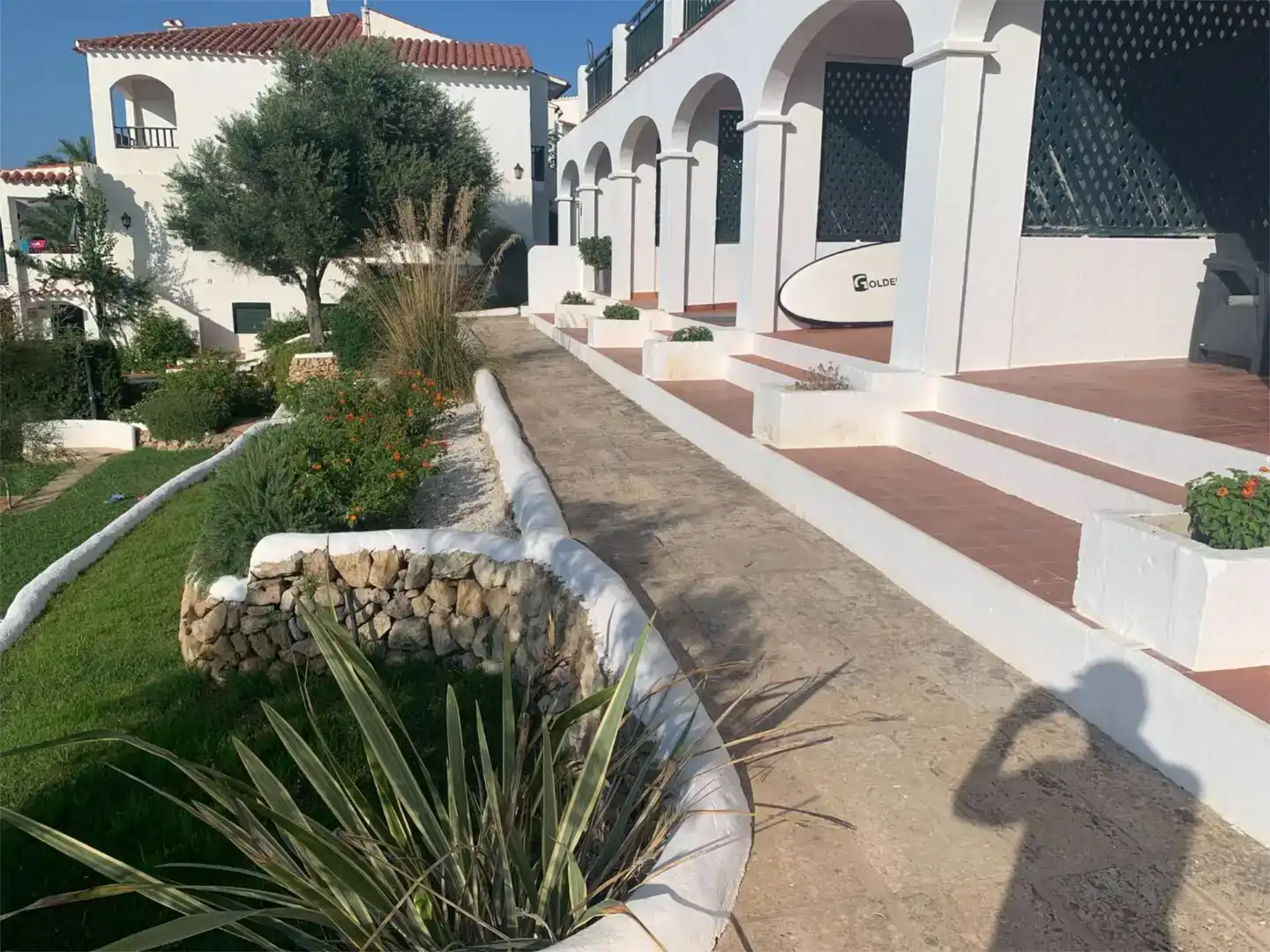 Terrassa de Casa adosada en venda en Es Mercadal amb Aire condicionat, Jardí privat i Traster
