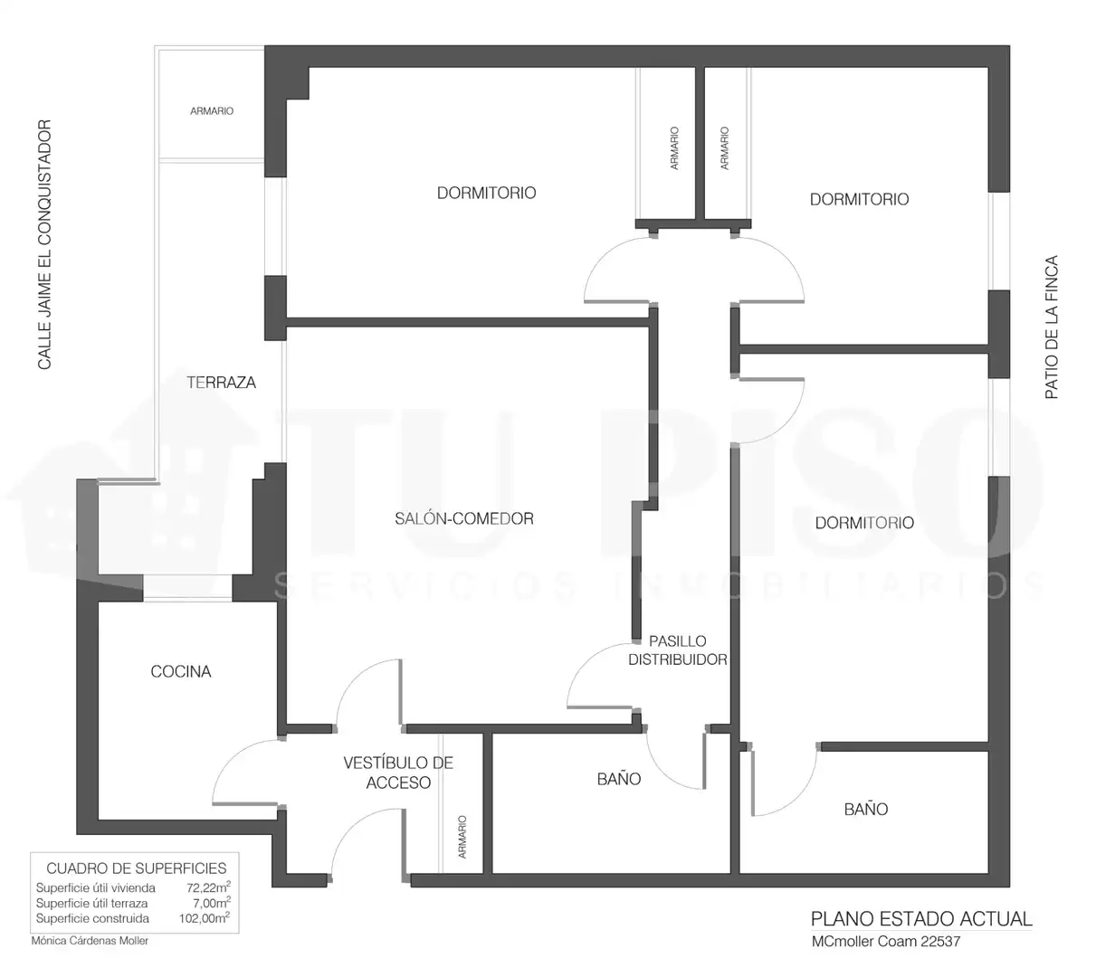 Piso en venta en Madrid con Aire acondicionado, Calefacción y Parquet