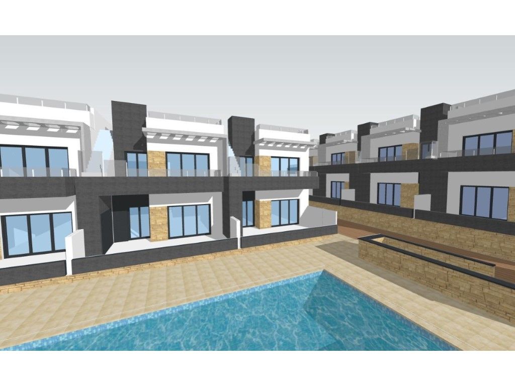 Garden of House or chalet for sale in Bigastro  with Air Conditioner and Swimming Pool