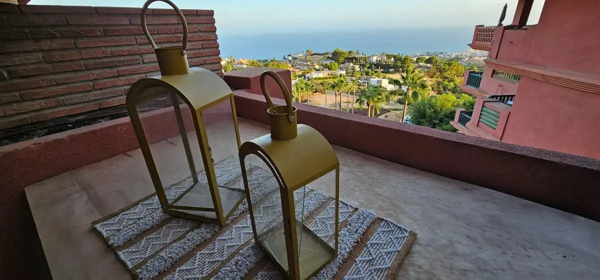 Terrace of Attic for sale in Benalmádena  with Air Conditioner, Heating and Furnished