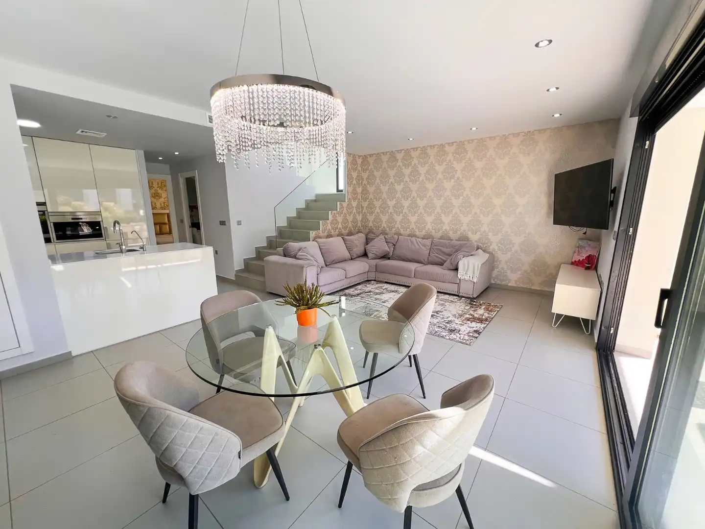 Living room of Houses for sale in Rojales  with Air Conditioner, Private garden and Terrace