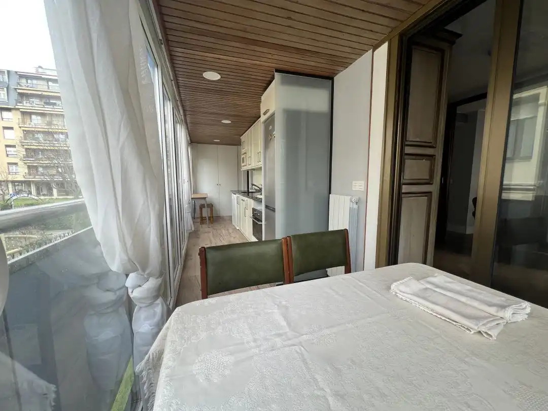 Cocina de Piso de alquiler en Zarautz con Calefacción y Balcón